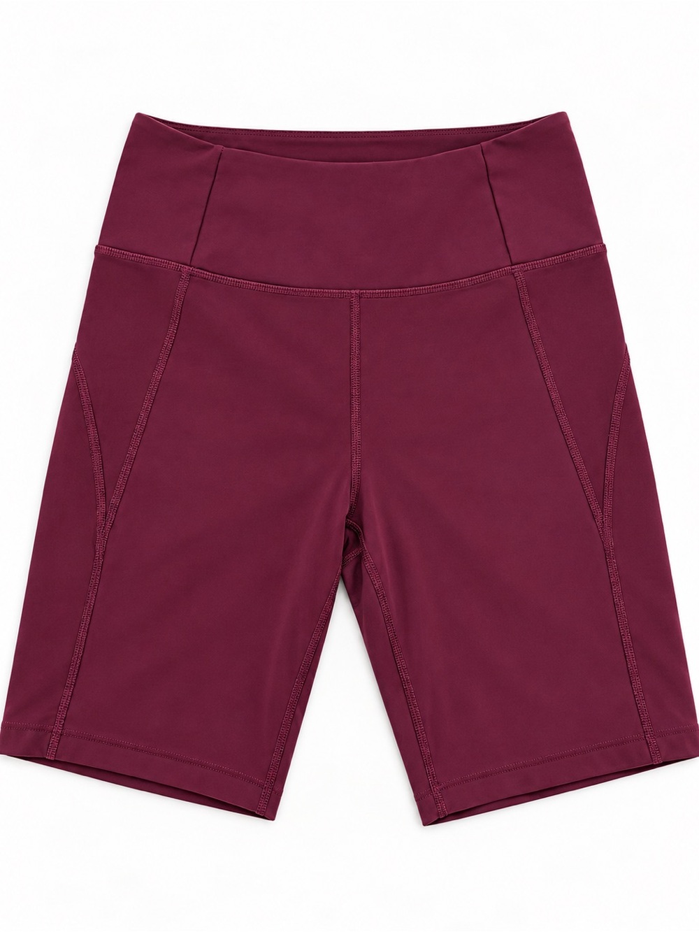 Girlfriend Collective Plum High Rise Biker Shorts Size M